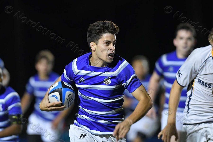 Wheaton Men\'s Rugby vs Mass Maritime.  Photo by Keith Nordstrom